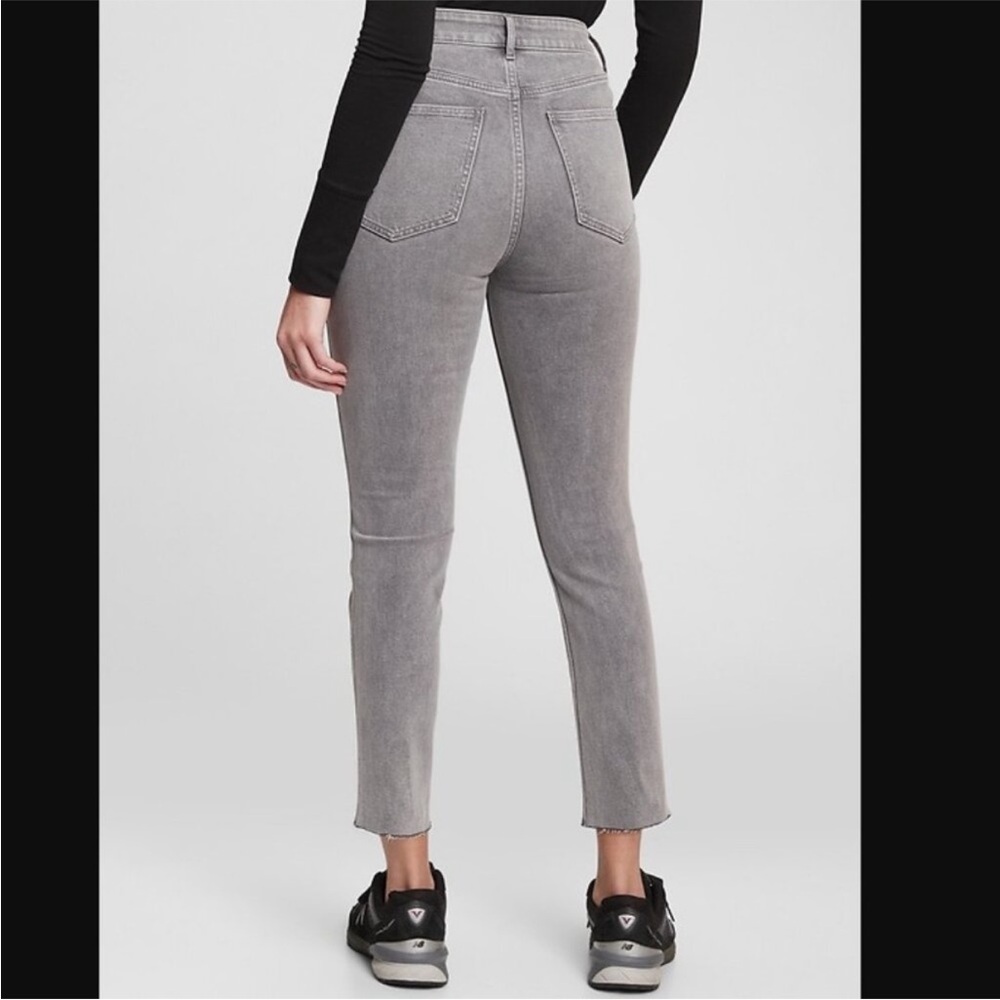 NEW Gap Vintage Slim Sky High 27 Jeans Gray - Picture 3 of 10